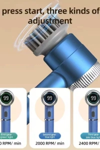 Profesyonel 5’i 1 Arada Şarjlı Temizlik Fırçası