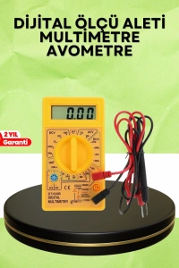 Profesyonel Dijital Multimetre Volt Amper Direnç Ölçümü