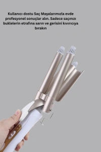 Profesyonel Kullanıma Uygun Bukle Maşası