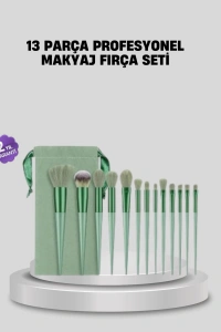 Profesyonel Makyaj Fırça Seti Yumuşak Kıllı Taşınabilir Çantalı