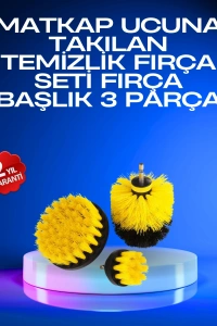 Profesyonel Matkap Ucu Temizlik Fırçası 3’lü Set
