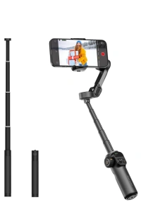 Profesyonel Telefon Gimbal Stabilizer 3 Axis Video Sabitleyici Vlog Tripod