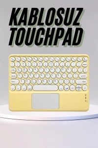 Profesyonel Wifi Q Klavye Bluetooth Klavye Touchpad 10.8 Inç