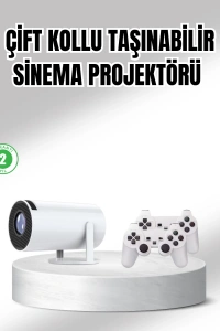 Projeksiyon Cihazı 4K Destekli Kablosuz Bağlantılı Bluetooth 5.0