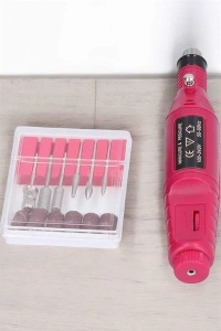 Protez Tırnak Manikür ve Pedikür Seti Elektrikli