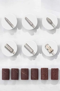 Protez Tırnak Manikür ve Pedikür Seti Elektrikli