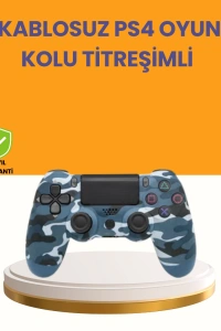 PS4 Kablosuz Oyun Kolu Gecikmesiz Bağlantılı Ergonomik Tasarımlı