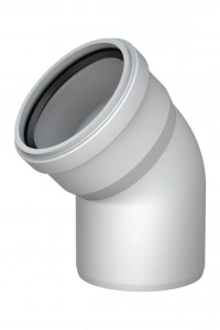 Pvc Atık Su Borusu 45 derece 50 mm 10 Adet