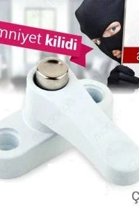 Pvc Kapı Pencere Emniyet Kilidi - ÇELİK - 6 Adet