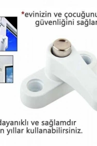 Pvc Kapı Pencere Emniyet Kilidi -  Düğmeli Pimapen Kilidi - ÇELİK