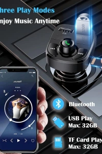 QC 3.1A USB & PD /TF FM Transmitter