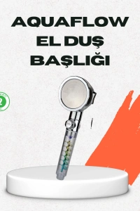 Rahatlatıcı Yağmur Etkili El Duşu – Döner Pervaneli, Dayanıklı ve Şık Tasarım