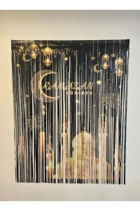 Ramazan Metalize Perde Süs