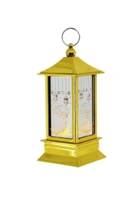 Ramazan Temalı Gold Kare Kubbe LED Lamba