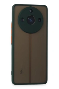 Realme 11 Pro Kılıf Montreal Silikon Kapak - Yeşil