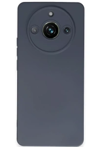 Realme 11 Pro Kılıf Nano içi Kadife Silikon - Gri