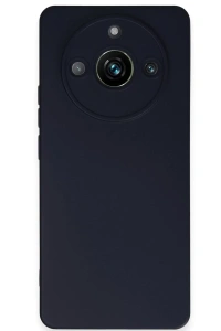 Realme 11 Pro Kılıf Nano içi Kadife Silikon - Lacivert