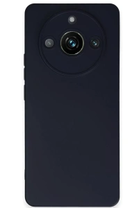 Realme 11 Pro Kılıf Nano içi Kadife Silikon - Lacivert