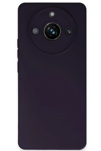 Realme 11 Pro Kılıf Nano içi Kadife Silikon - Mor