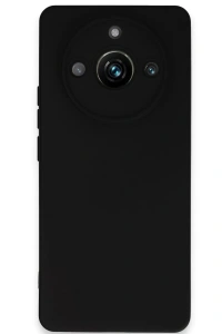 Realme 11 Pro Kılıf Nano içi Kadife Silikon - Siyah