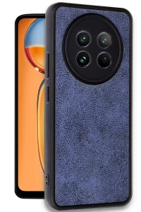 Realme 12 5G Kılıf Aras Deri Kapak - Lacivert