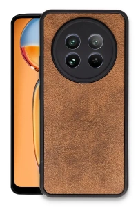 Realme 12 5G Kılıf Aras Deri Kapak - Taba