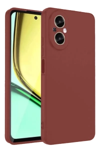 Realme 12 Lite Kılıf First Silikon - Bordo
