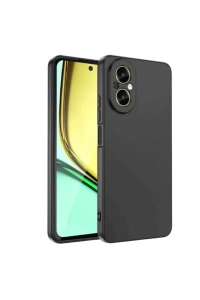 Realme 12 Lite Kılıf First Silikon - Siyah