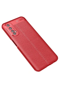Realme 7 Kılıf Auto Focus Kapak - Kırmızı