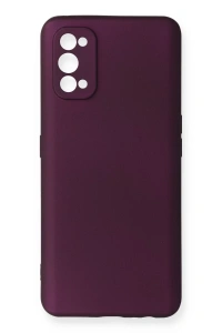 Realme 7 Pro Kılıf First Silikon - Mürdüm