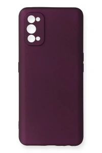 Realme 7 Pro Kılıf First Silikon - Mürdüm