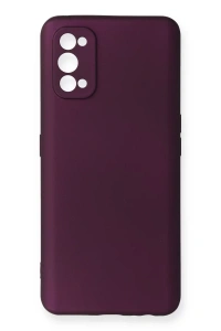 Realme 7 Pro Kılıf First Silikon - Mürdüm