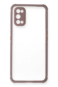 Realme 7 Pro Kılıf Miami Şeffaf Silikon - Açık Mor