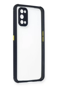 Realme 7 Pro Kılıf Miami Şeffaf Silikon - Lacivert