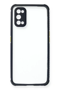 Realme 7 Pro Kılıf Miami Şeffaf Silikon - Lacivert