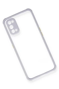 Realme 7 Pro Kılıf Miami Şeffaf Silikon - Lila
