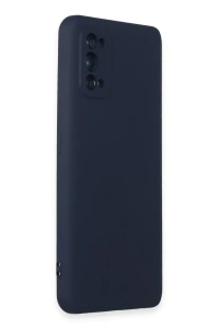 Realme 7 Pro Kılıf Nano içi Kadife Silikon - Lacivert