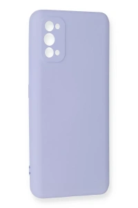 Realme 7 Pro Kılıf Nano içi Kadife Silikon - Lila