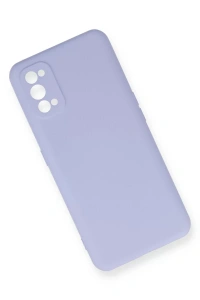 Realme 7 Pro Kılıf Nano içi Kadife Silikon - Lila