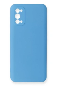 Realme 7 Pro Kılıf Nano içi Kadife Silikon - Mavi
