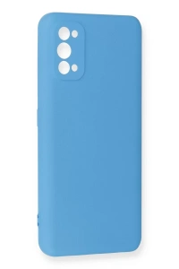 Realme 7 Pro Kılıf Nano içi Kadife Silikon - Mavi