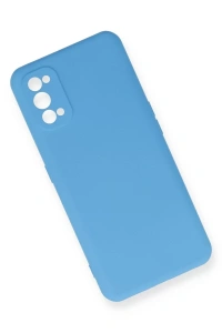 Realme 7 Pro Kılıf Nano içi Kadife Silikon - Mavi