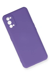 Realme 7 Pro Kılıf Nano içi Kadife Silikon - Mor