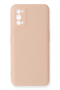 Realme 7 Pro Kılıf Nano içi Kadife Silikon - Pudra