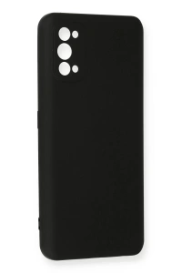 Realme 7 Pro Kılıf Nano içi Kadife Silikon - Siyah