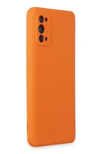 Realme 7 Pro Kılıf Nano içi Kadife Silikon - Turuncu