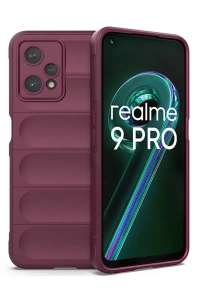 Realme 9 Pro 5G Kılıf Optimum Silikon - Bordo