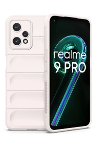 Realme 9 Pro 5G Kılıf Optimum Silikon - Krem