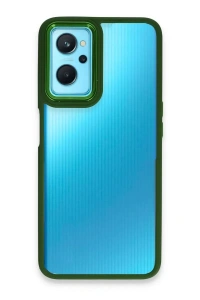 Realme 9i 4G Kılıf Dora Kapak - Haki Yeşil