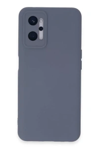 Realme 9i 4G Kılıf Nano içi Kadife Silikon - Gri